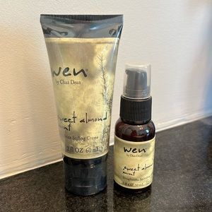 WEN Sweet Almond Mint anti-frizz styling creme & straightening smoothing gloss